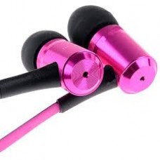 Hi-Fi MP3 AWEI S120i Pink + mic + button call answering