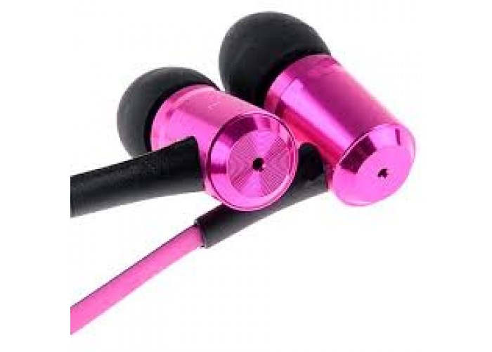 Hi-Fi MP3 AWEI S120i Pink + mic + button call answering