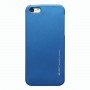 TPU чехол Mercury Jelly Color series для iPhone 5 синий