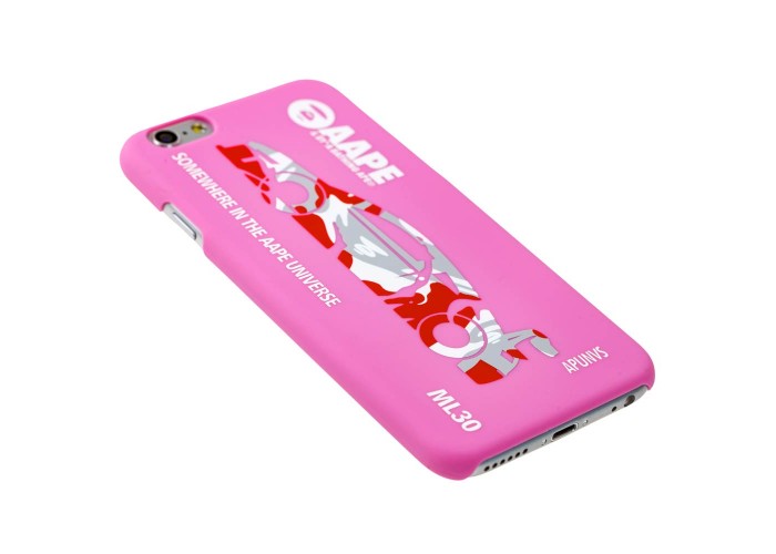 Чехол AAPE для iPhone 6 розовый