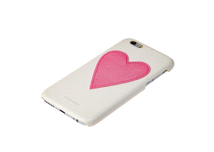 Чехол Iphoria Heart для iPhone 6 розовое сердце