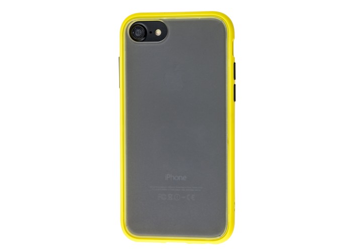 Чехол LikGus Maxshield для iPhone 6 / 7 / 8 матовый желтый