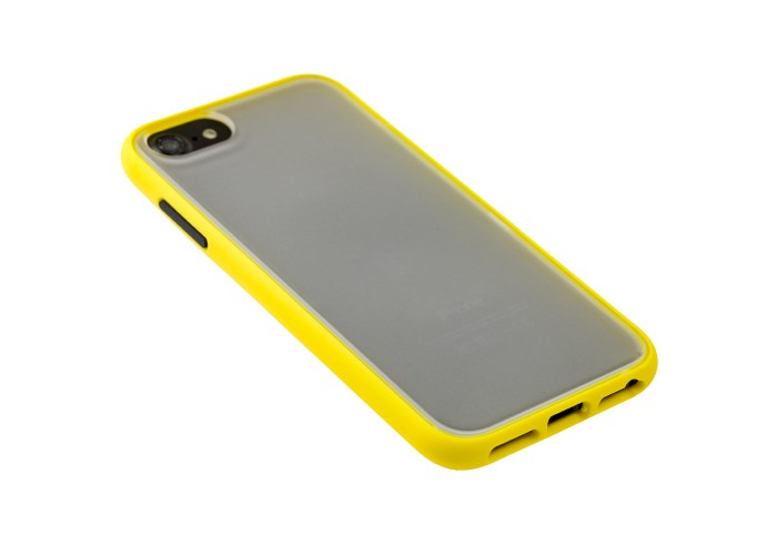 Чехол LikGus Maxshield для iPhone 6 / 7 / 8 матовый желтый