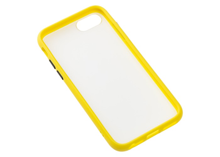 Чехол LikGus Maxshield для iPhone 6 / 7 / 8 матовый желтый
