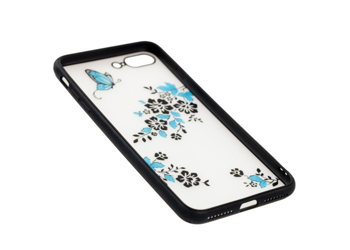Чехол Luoya Flowers для iPhone 7 Plus / 8 Plus узор бабочки цветочки
