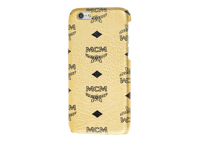 Чехол MCM для iPhone 6 эко кожа золотистый