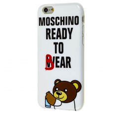 Чехол Moschino Ready для iPhone 6 белый To Bear