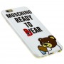Чехол Moschino Ready для iPhone 6 белый To Bear