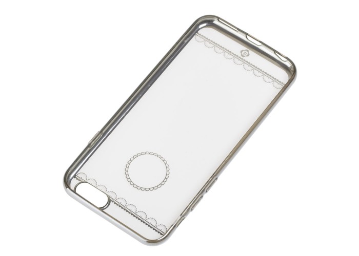 Чехол Totu Electroplating для iPhone 6 серебристый