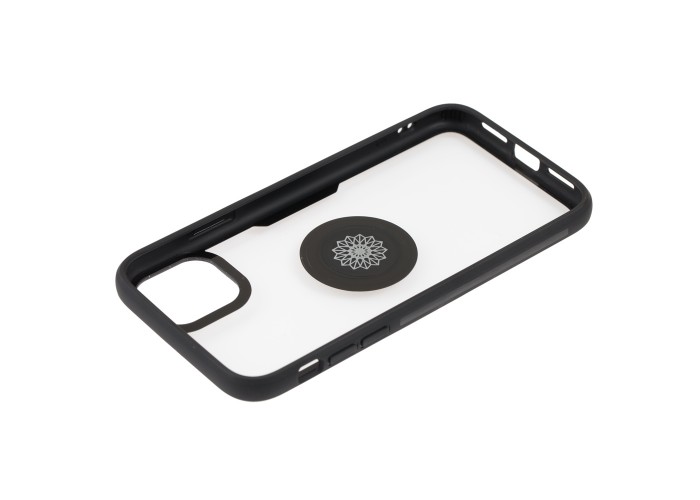 Чехол для iPhone 11 Deen CrystalRing с кольцом черный
