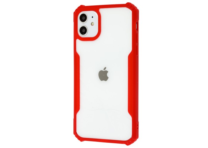 Чехол для iPhone 11 Defense shield silicone красный