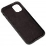 Чехол для iPhone 11 Leather croco full черный