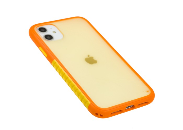 Чехол для iPhone 11 LikGus Mix Colour оранжевый