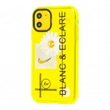 Чехол для iPhone 11 Neon print blanc