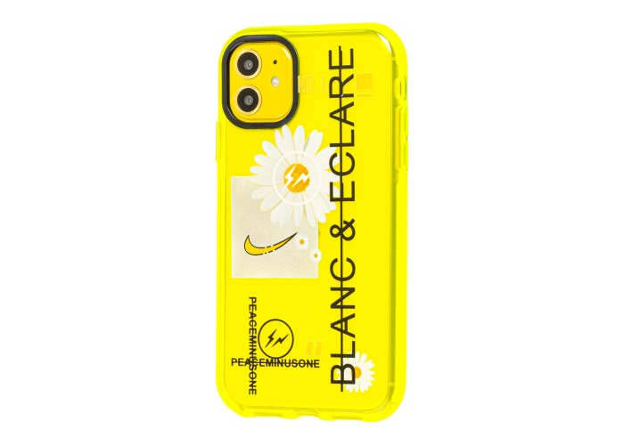 Чехол для iPhone 11 Neon print blanc