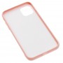 Чехол для iPhone 11 New glass розовый