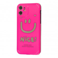 Чехол для iPhone 11 Nice smile popsocket розовый