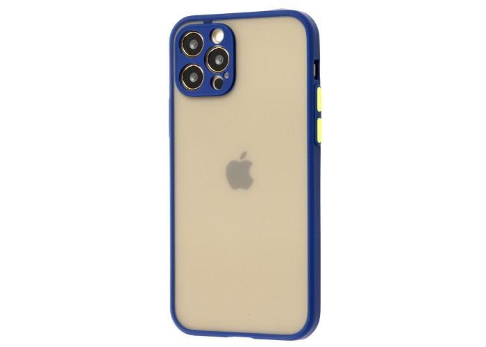Чехол для iPhone 12 Pro LikGus Totu camera protect синий