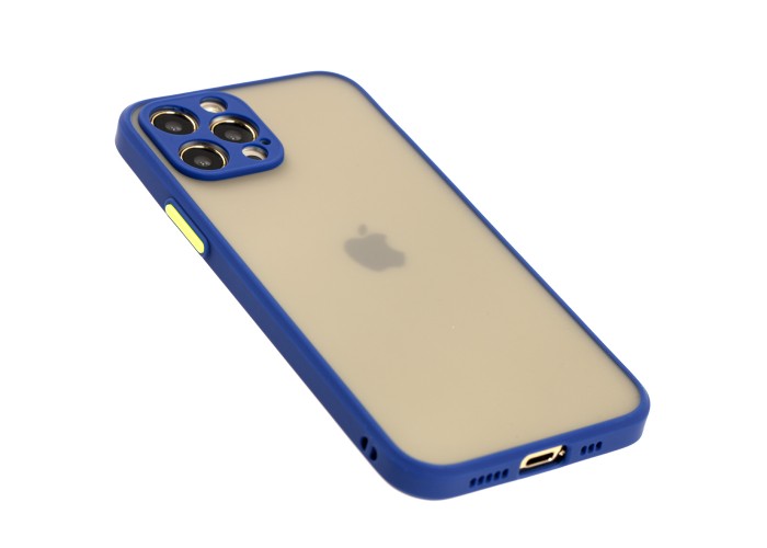 Чехол для iPhone 12 Pro LikGus Totu camera protect синий