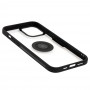 Чехол для iPhone 12 Pro Max Deen CrystalRing с кольцом черный