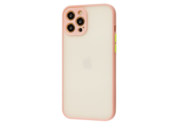 Чехол для iPhone 12 Pro Max LikGus Totu camera protect розовый