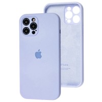 Чехол для iPhone 12 Pro Max Silicone Slim Full camera lilac