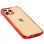Чехол для iPhone 12 / 12 Pro Glossy edging красный