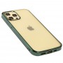 Чехол для iPhone 12 / 12 Pro Glossy edging темно-зеленый