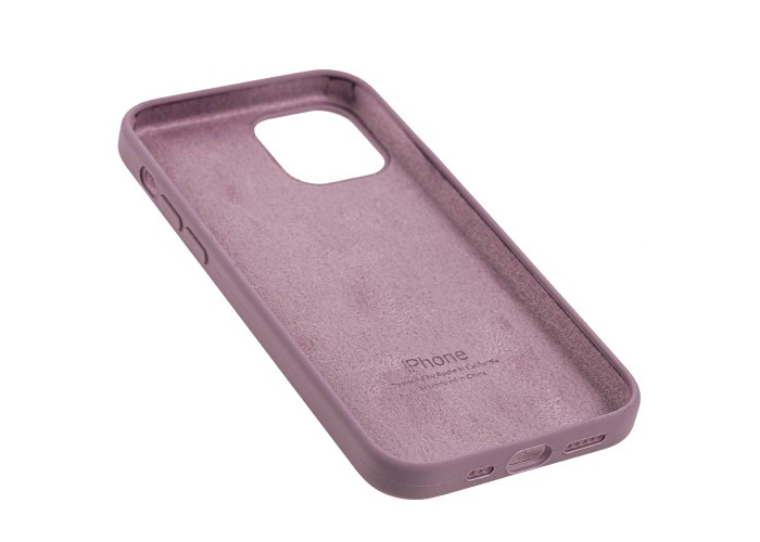 Чехол для iPhone 12 / 12 Pro Silicone Full лиловый / lilac pride