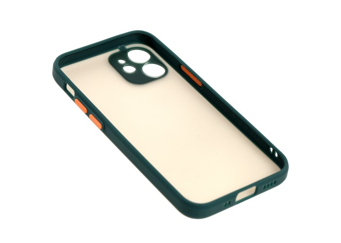 Чехол для iPhone 12 mini LikGus Totu camera protect оливковый