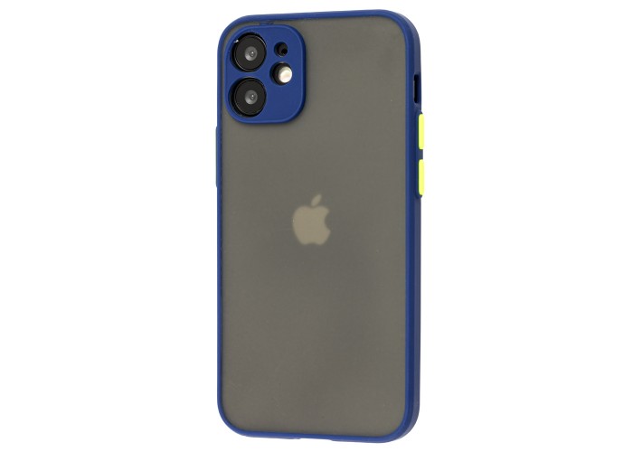 Чехол для iPhone 12 mini LikGus Totu camera protect синий