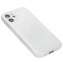 Чехол для iPhone 12 mini glass LV белый