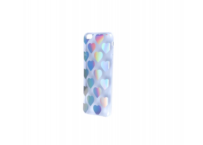 Чехол для iPhone 6 Plus Pearl Heart белый