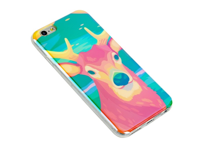 Чехол для iPhone 6 перламутровый олень