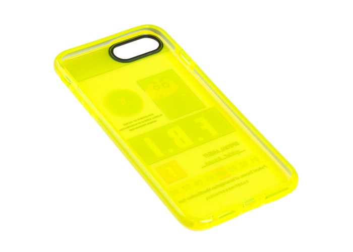 Чехол для iPhone 7 Plus / 8 Plus Neon print FBI
