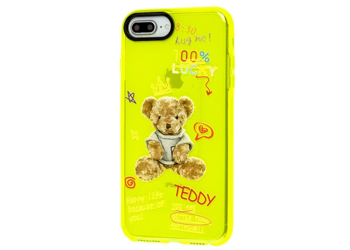 Чехол для iPhone 7 Plus / 8 Plus Neon print Teddy