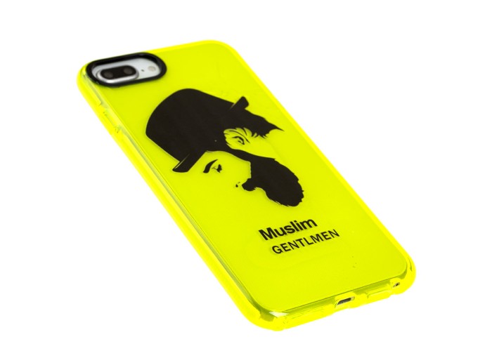 Чехол для iPhone 7 Plus / 8 Plus Neon print gentlmen