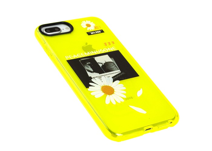 Чехол для iPhone 7 Plus / 8 Plus Neon print ромашка