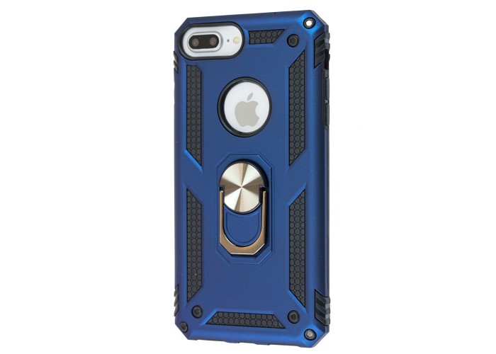 Чехол для iPhone 7 Plus / 8 Plus Serge Ring ударопрочный синий