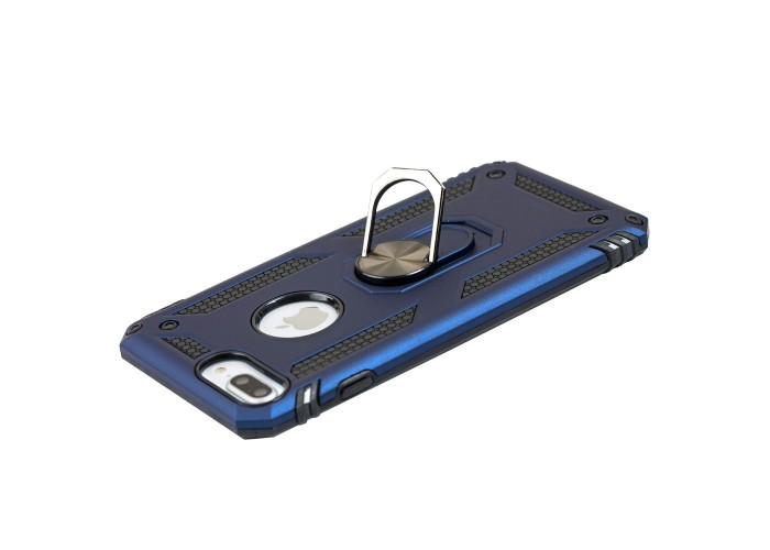 Чехол для iPhone 7 Plus / 8 Plus Serge Ring ударопрочный синий