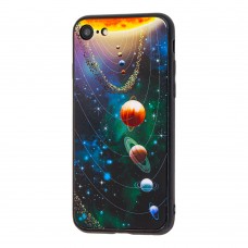 Чехол для iPhone 7 / 8 Glass "Галактика"