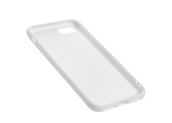 Чехол для iPhone 7 / 8 off-white leather белый