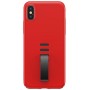 Чехол для iPhone X / Xs Baseus  Little Tail Case красный + черный