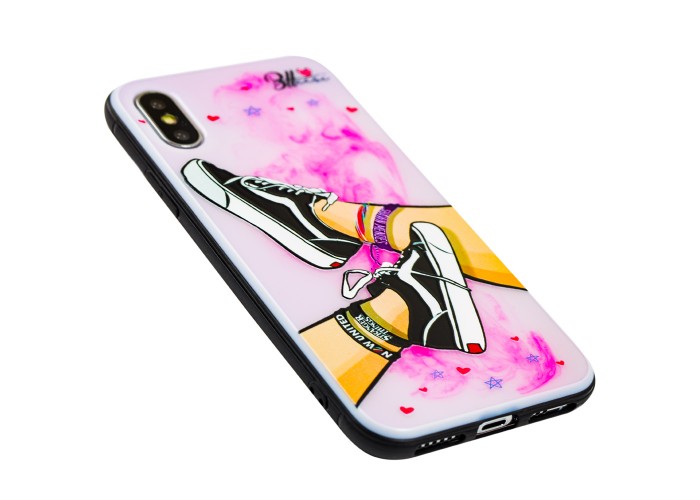 Чехол для iPhone X / Xs Girls UV shoes