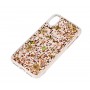 Чехол для iPhone X / Xs Kingxbar crystals золотистый 