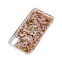 Чехол для iPhone X / Xs Kingxbar crystals золотистый 