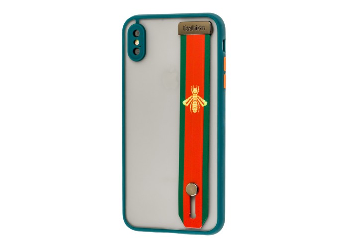 Чехол для iPhone X / Xs WristBand G V зеленый