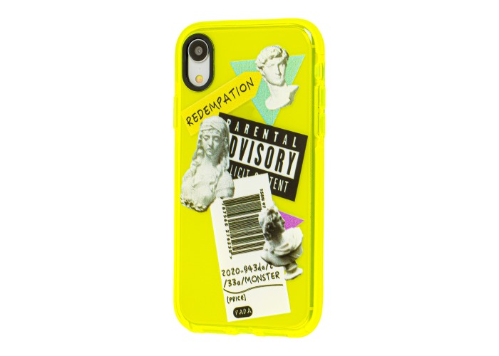 Чехол для iPhone Xr Neon print antique