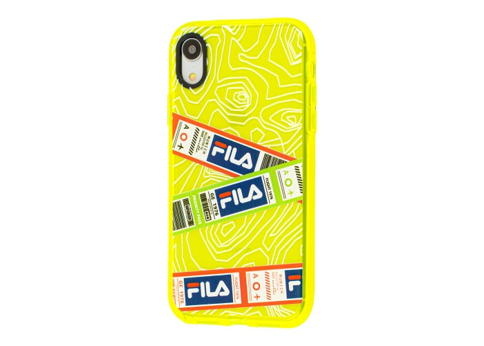 Чехол для iPhone Xr Neon print ticket