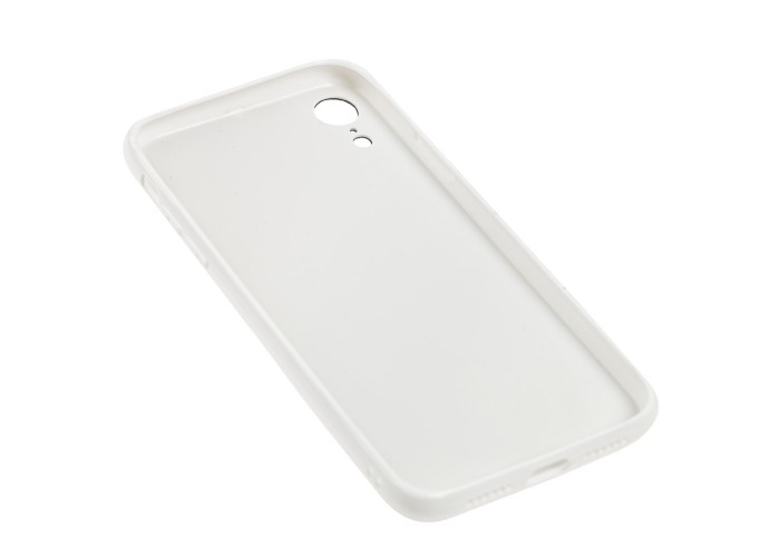Чехол для iPhone Xr Shine mirror белый